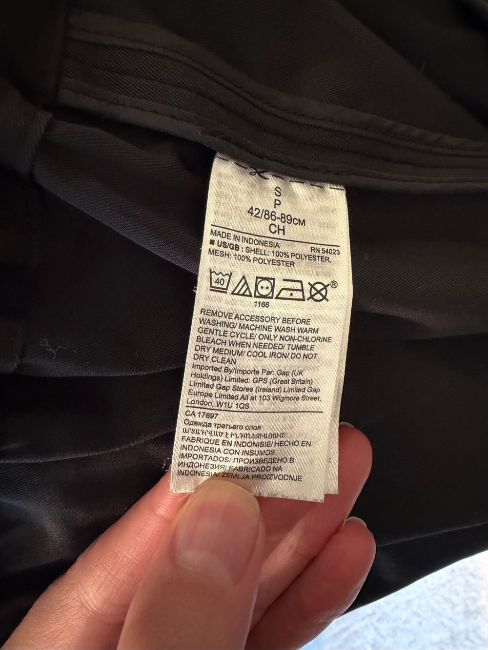 Banana Republic Black Hooded Drawstring Trench Coat - Picture 11 of 12